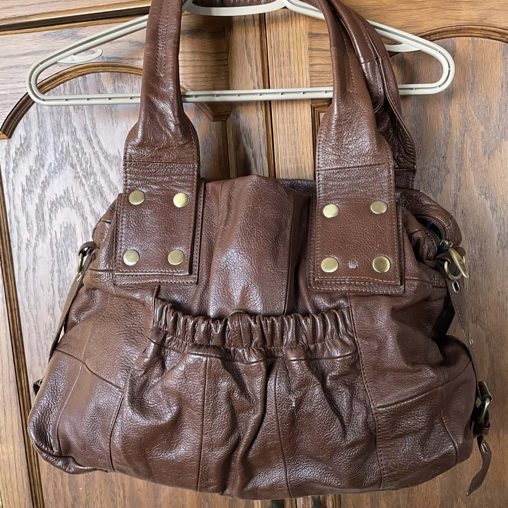 Leather MNK Tote bag, purse, functional
